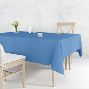 Tablecover Plastic Medium Blue Rectangular 54'' X 108''