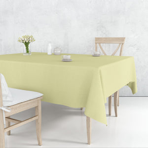 Tablecover Plastic Ivory Rectangular 54'' X 108''