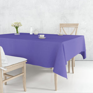Tablecover Plastic Purple Rectangular 54'' X 108''