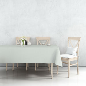 Tablecover Plastic White Rectangular 54'' X 108''