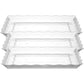 9''X13'' White Plastic Rectangular Tray